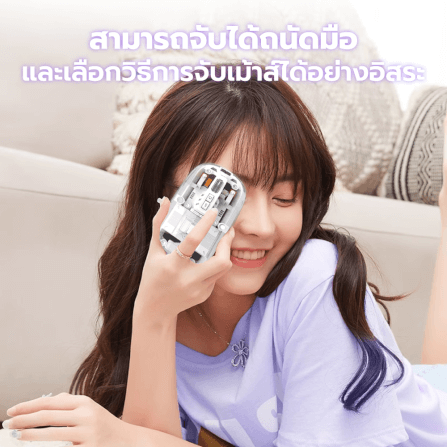 เมาส์ไร้สาย ZTEC ZMO1316 สีขาว LOPTICAL ปรับ DPI ได้ 800-1600_9